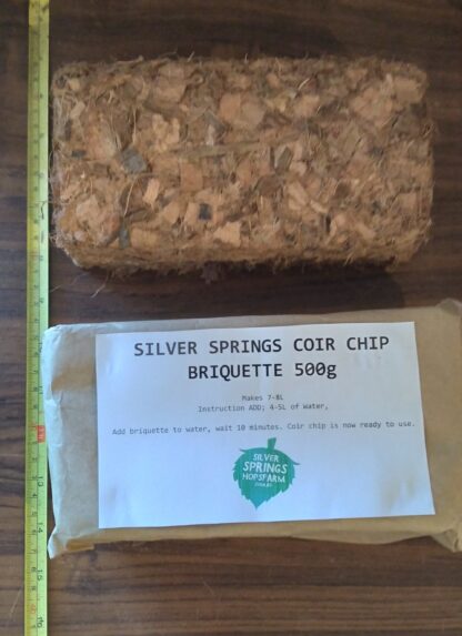 Coir Chip Briquette 500g makes 8L - Image 2